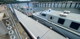 New pontoon ensures future of Navy training at Dartmouth