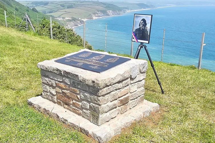 Memorial at Start Point to Wing Commander Alois Vasatko