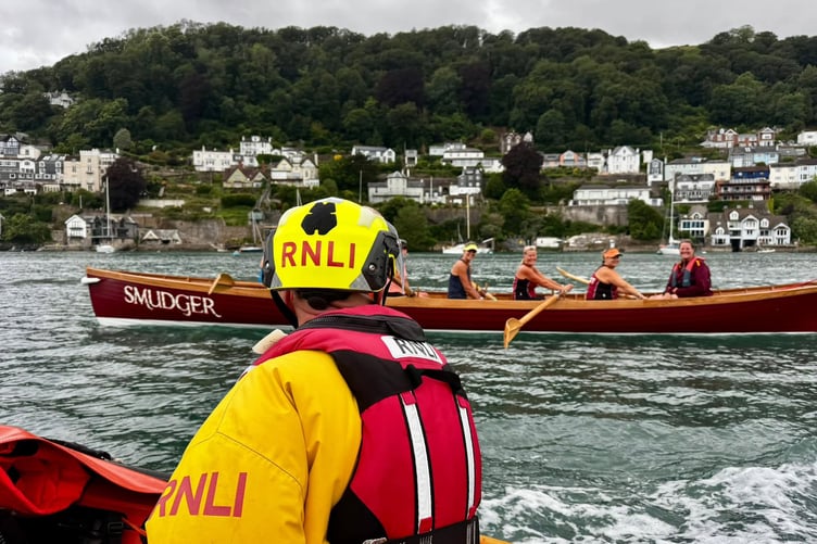 Training exercise underway with Dart Gig Club