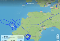 US aircraft's mysterious South Hams flyover