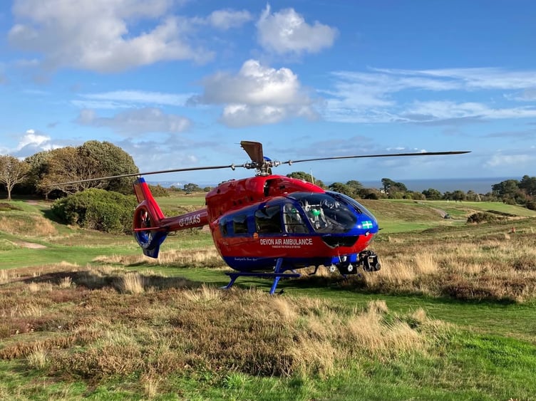 One of the recipients, Devon Air Ambulance