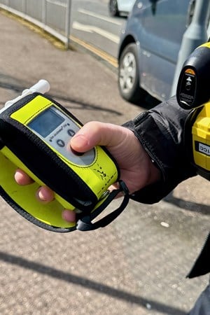 Police seize e-scooter as they carry out important drink drive checks
