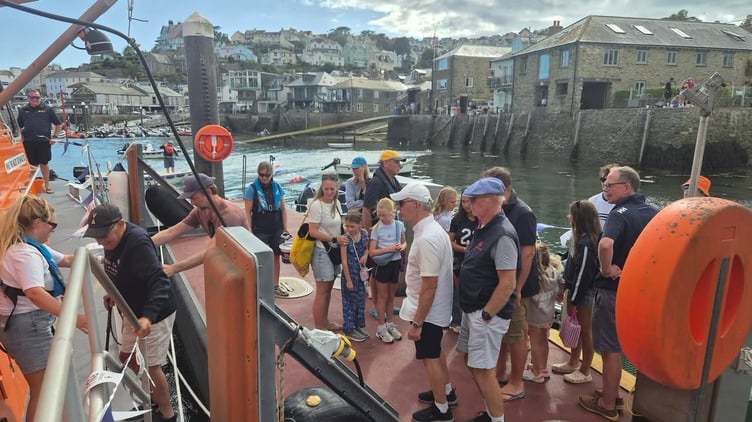 Visitors to Salcombe RNLI