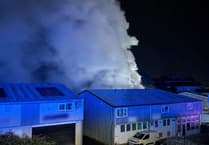 Firefighters tackle Kingsbridge industrial estate blaze