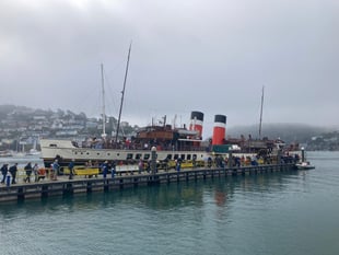 Legendary paddlesteamer leaves Dartmouth