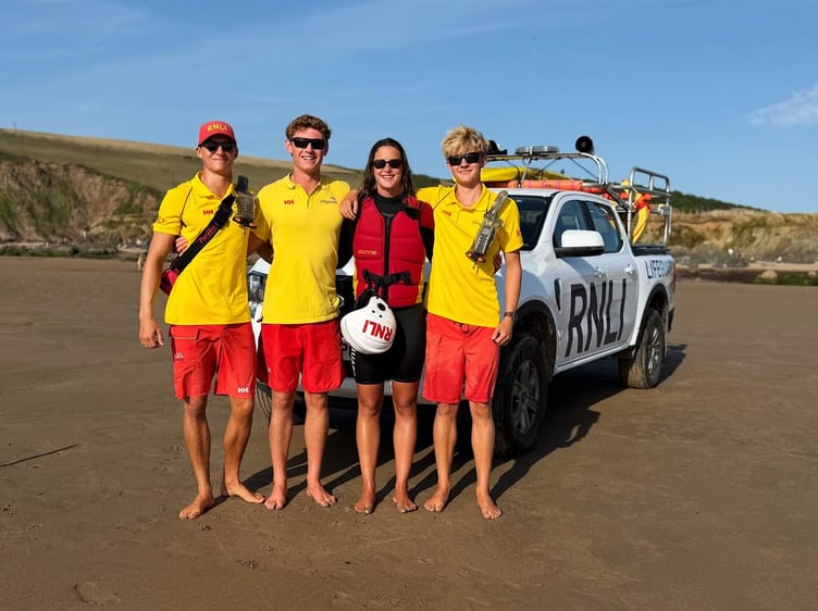Some of the South Hams lifeguards