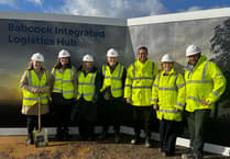 SHDC and Babcock mark start of Sherford logistics hub