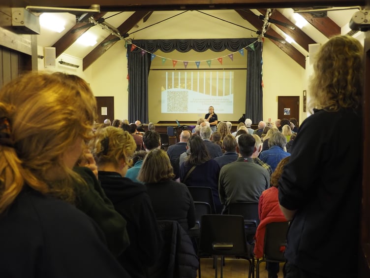 A packed hall at a previous seminar