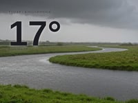 Kingsbridge: heavy rain, high of 17°C on Monday