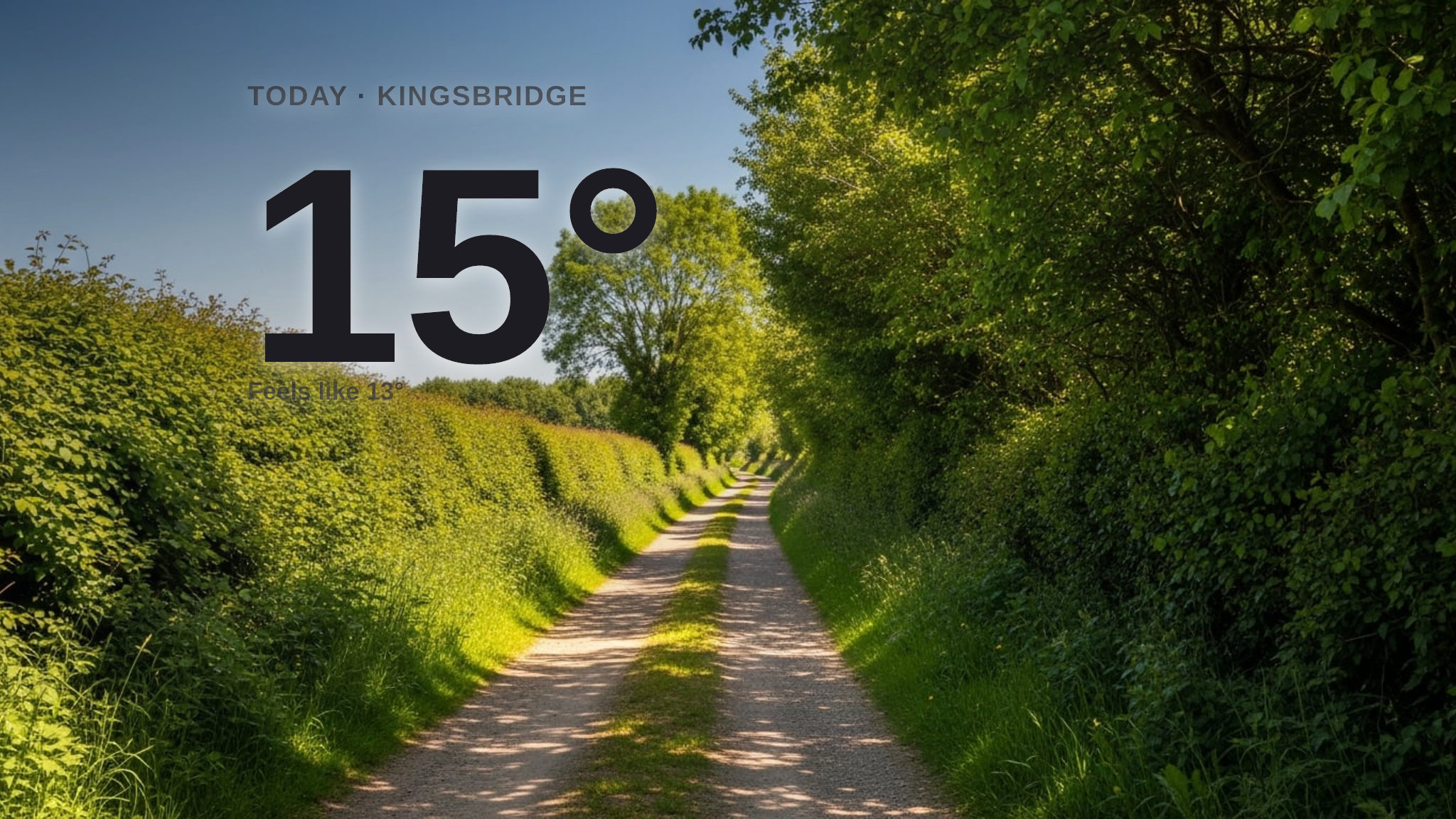 Sunshine and warmth for Kingsbridge today - here's what to expect